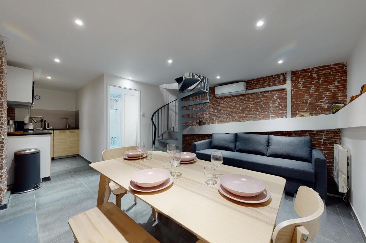 Superbe Loft Avec Patio - Tour Eiffel Apartment Paris Exterior photo